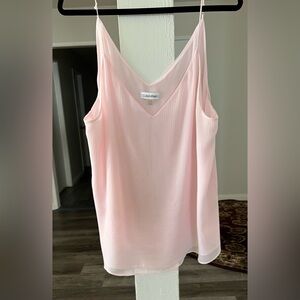 Calvin Klein Light Pink V-Neck Camisole.